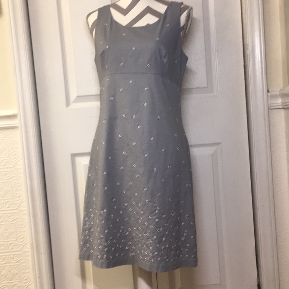 J Crew NWT Embroidered sleeveless dress. Size 10.